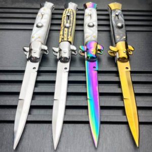 8,75" italiensk stiletto switch blade auto fickkniv