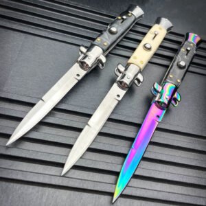italiensk fickkniv med stiletto switchblad